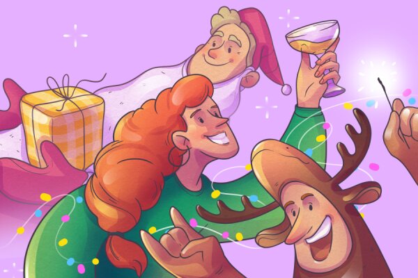 Взрослая новогодняя. Часть 2. 18+